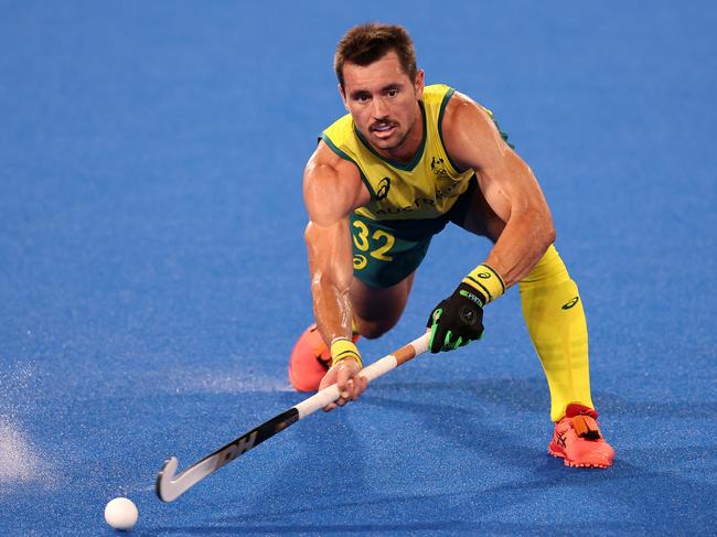 Territorian Jeremy Hayward won silver with the Kookaburras. (Photo by Lintao Zhang/Getty Images)