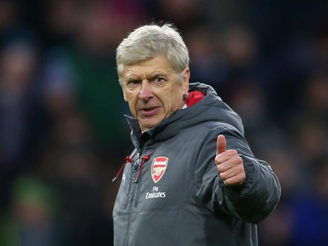 BURNLEY, ENGLAND - NOVEMBER 26:  Arsene Wenger, Manager of Arsenal reacts after the Premier League match between Burnley and Arsenal at Turf Moor on November 26, 2017 in Burnley, England.  (Photo by Jan Kruger/Getty Images)