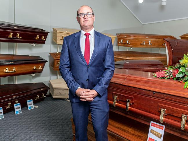 Adrian Barrett, national president of the Australian Funeral Directors Association