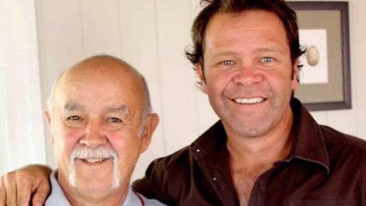 Troy Cassar-Daley with his father Tony Cassar who passed away in 2019. Picture: Supplied.