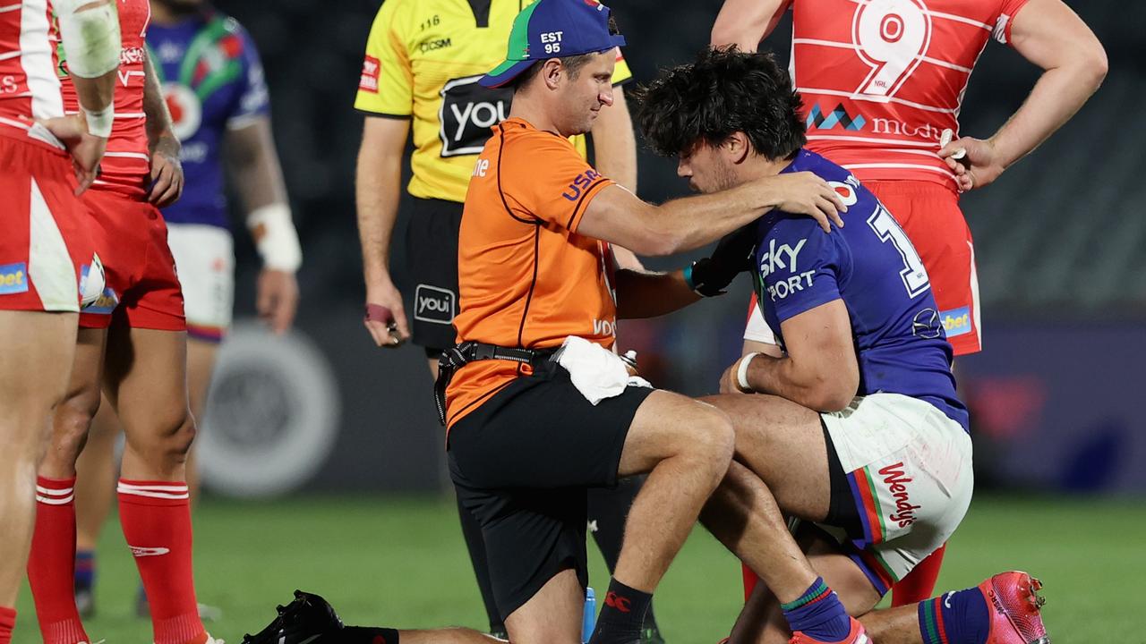 Tohu Harris will miss a month of footy. (Photo by Ashley Feder/Getty Images)
