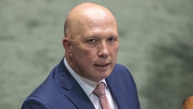 Opposition leader, Peter Dutton said he wouldn’t be surprised if China escalated conflict in relation to Taiwan. Picture: Gary Ramage/NCA NewsWire