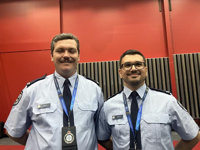 The graduation ceremony for new recruits for Queensland Corrective Services at Maryborough's Brolga Theatre.