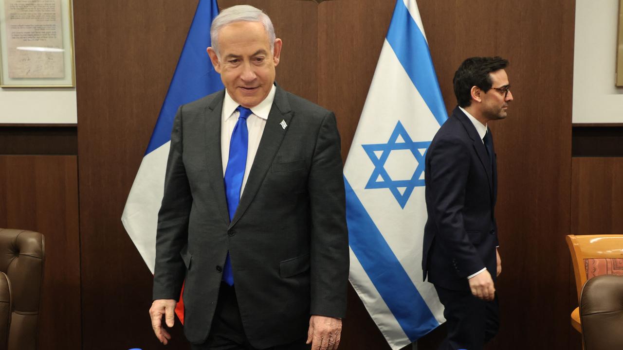 Israeli Prime Minister Benjamin Netanyahu (L) risks making his country a “pariah” in the eyes of the world, according to Sen. Chuck Schumer. Picture: AFP