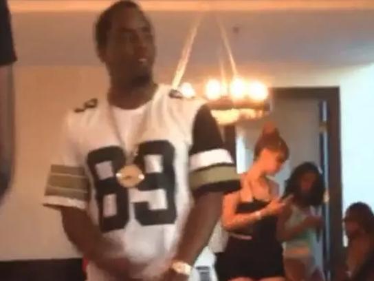 Images tendered to court, taken by one of his accusers, show P. Diddy dancing at a party. Source - Supreme court of New York