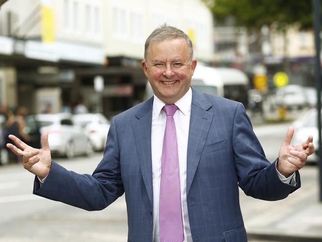 Anthony Albanese’s popularity has added six points to Labor’s primary vote in Longman, taking it to 43 per cent, and an extra four points in Braddon, to 44 per cent. Picture: John Appleyard