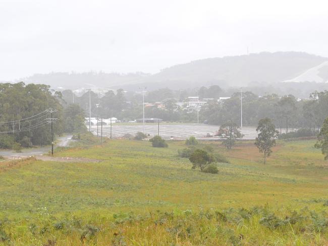 Lot 202 Bark Hut Road would be rezoned under a plan put forward by Vadejil Pty Ltd. The rezoning in Woolgoolga would pave the way for approximately 120 new lots and is located right next to the Wiigulga Sports Complex. Photo: Tim Jarrett