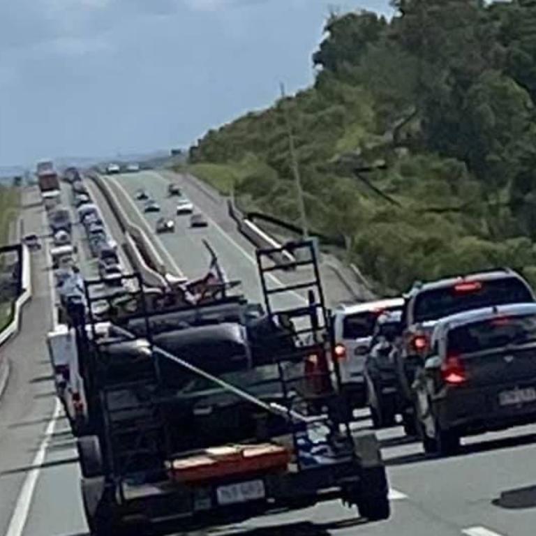 Good Friday gridlock on the M1 north of Brisbane