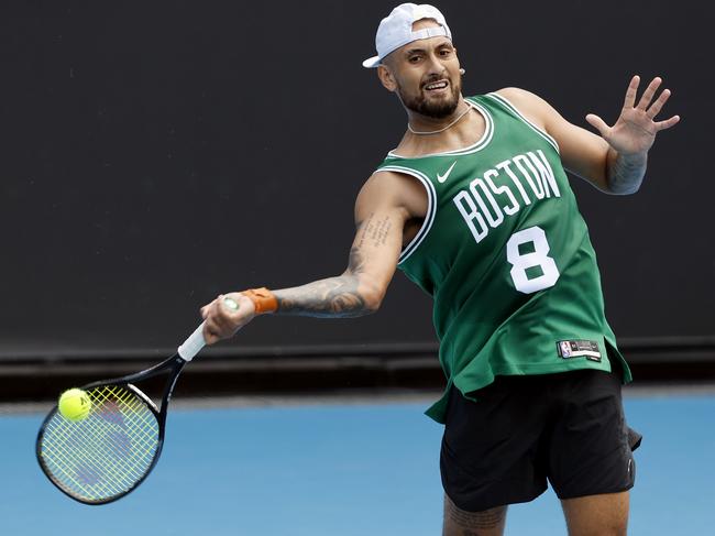 Nick Kyrgios says tennis was getting “a bit mundane”. Picture: Michael Klein