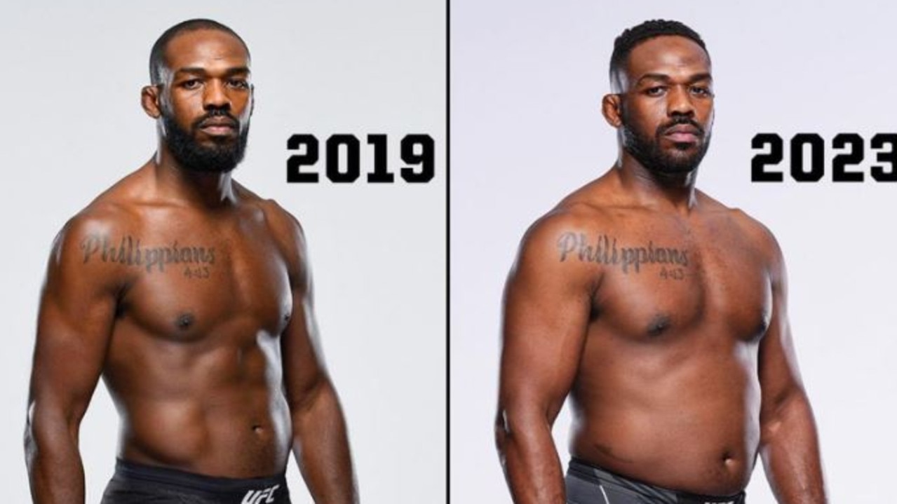 UFC 2023: Jon Jones body transformation, weight gain for UFC 285 ...