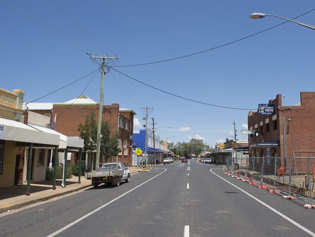 The main street of Gilgandra.Photos:  Chris McKeen