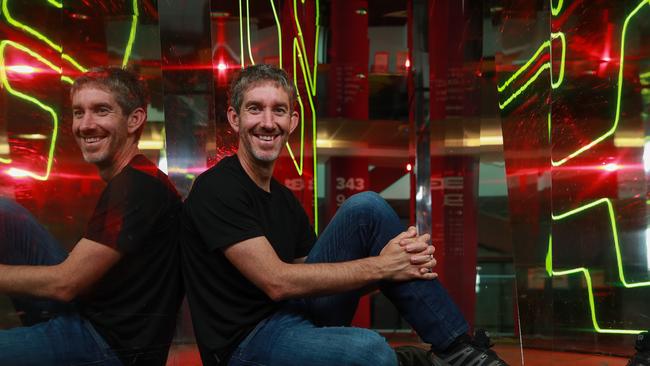 Atlassian co-founder Scott Farquhar at his office in Sydney. Picture: Justin Lloyd