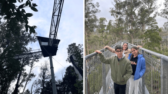 Tahune Airwalk was an adventure and a half. Image: Leah Goulis / Kidspot