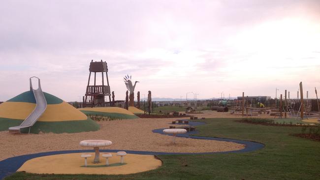 The vast expanses of the adventure playground