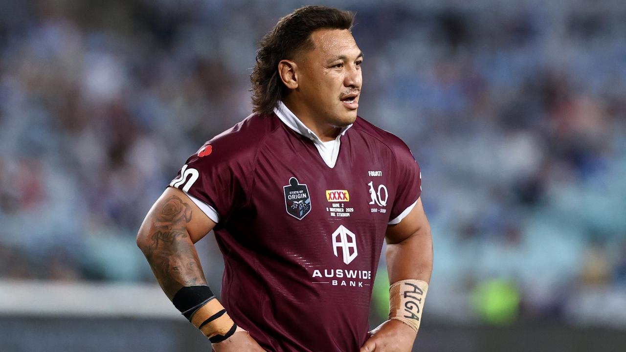 Papalii has played 18 games for the Maroons since debuting in 2013. (Photo by Cameron Spencer/Getty Images)