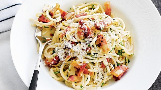 The best spaghetti carbonara