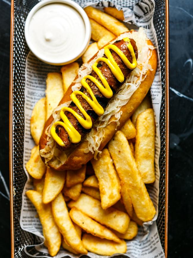 Alt Meat Co Hotdog. Picture: Supplied