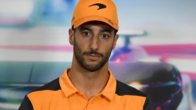 McLaren F1 Team's Australian driver Daniel Ricciardo has struggled this year