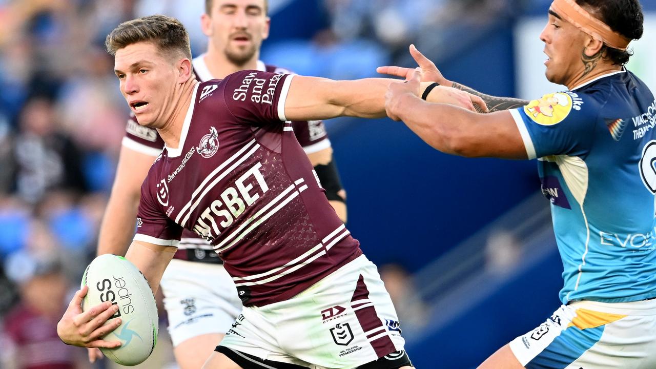 Reuben Garrick is set to knock back the Knights to stay at Manly. Picture: Getty