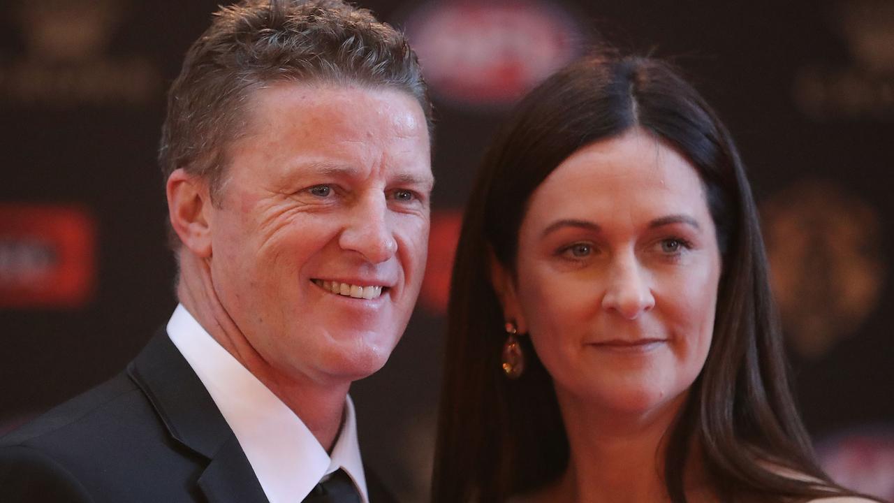 Damien Hardwick and Danielle Hardwick have separated. Picture: Getty Images