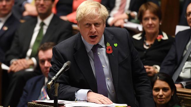 Boris Johnson is taking an enormous gamble by calling the election. Picture: AFP.