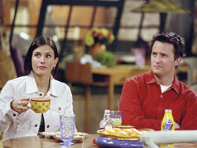 The beloved actor, with Courteney Cox, won countless fans as the sarcastic Chandler Bing. Picture: Getty Images