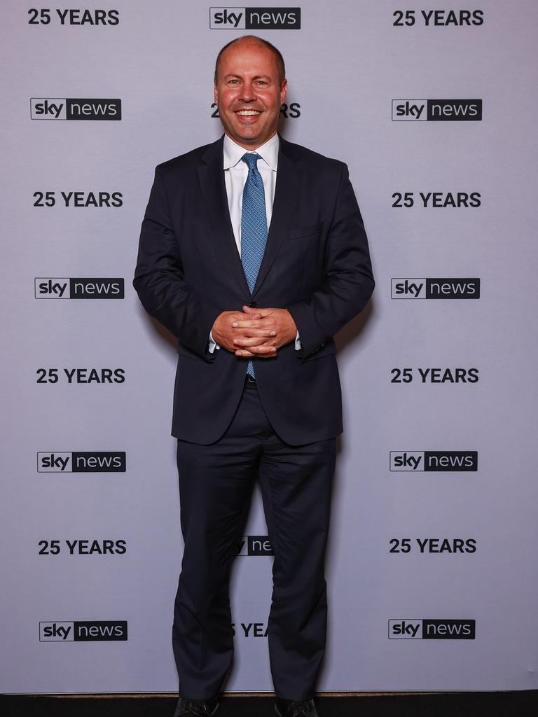 Josh Frydenberg, at the Sky News 25th Anniversary celebration, at Bennelong Restaurant. Picture: Justin Lloyd.