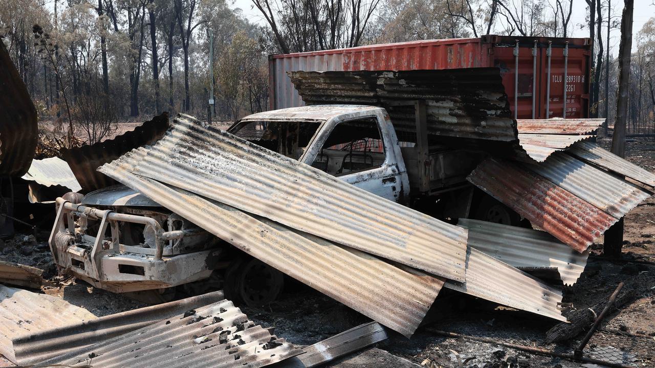 Fire damage near Tara. Picture: Liam Kidston