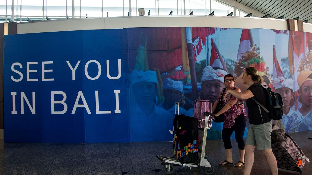 Multiple flights were cancelled as a result of the volcanic eruption. Picture: AFP PHOTO / JUNI KRISWANTO