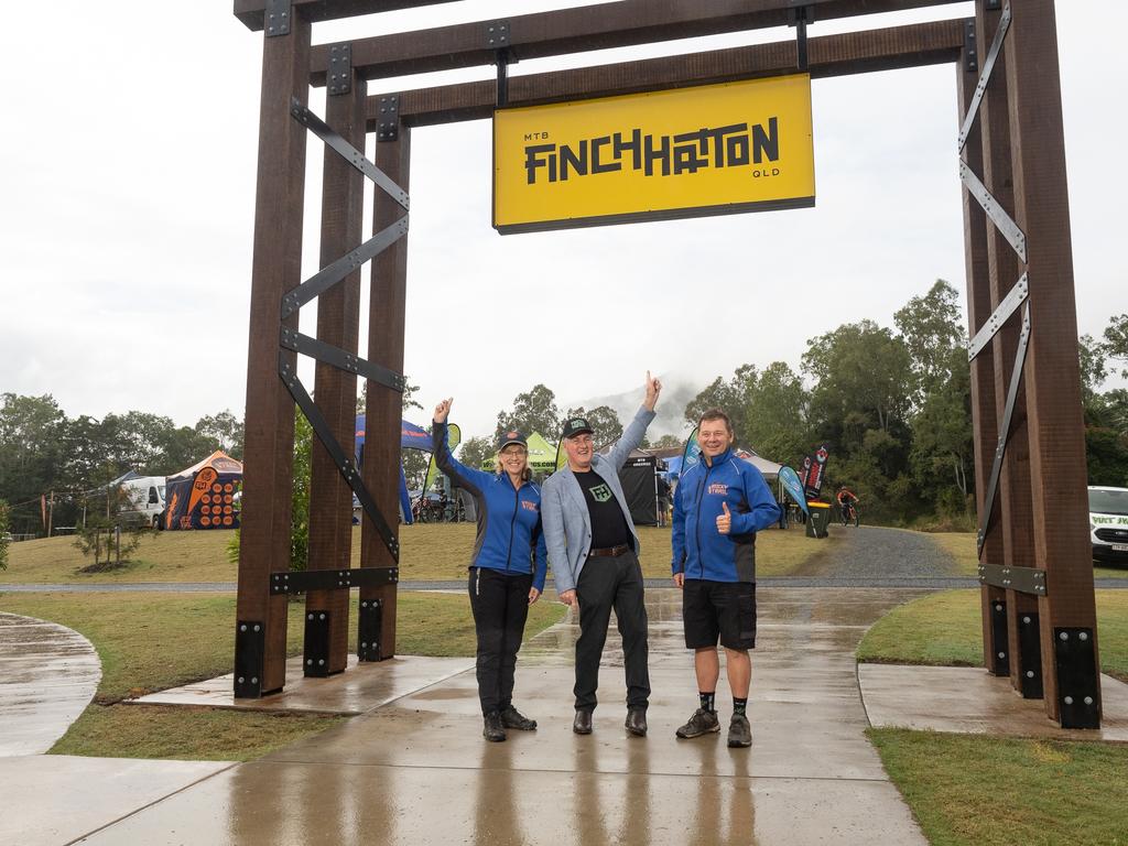 Mountain bike riders from across Australia descended on the Pioneer Valley at the weekend for the inaugural Rocky Trail Entertainment Fox Superflow at Finch Hatton in July, 2024. Picture: Rocky Trail Entertainment