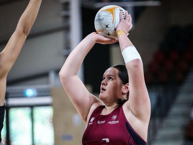 Tia Crombie for Queensland (QLD) netball 2023