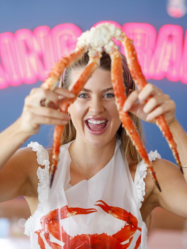 You’ll get to wear one of these super stylish bibs too! Picture: Tim Marsden