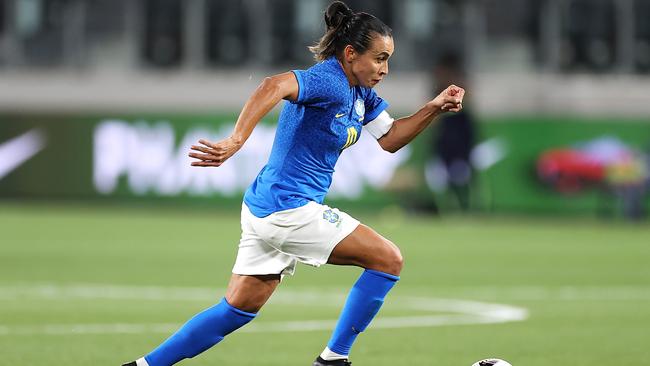 Superwoman Marta was a headache for the Matildas. Picture: Getty Images