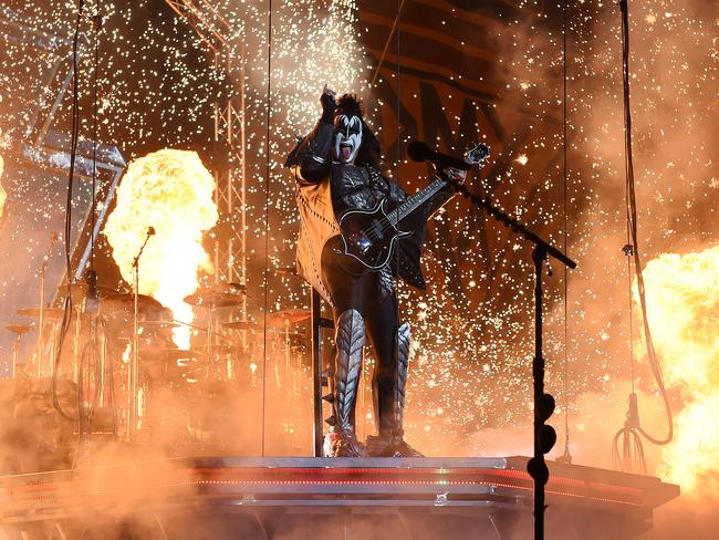 KISS play the first of three nights at Melbourne’s Rod Laver Arena. Picture: Josie Hayden