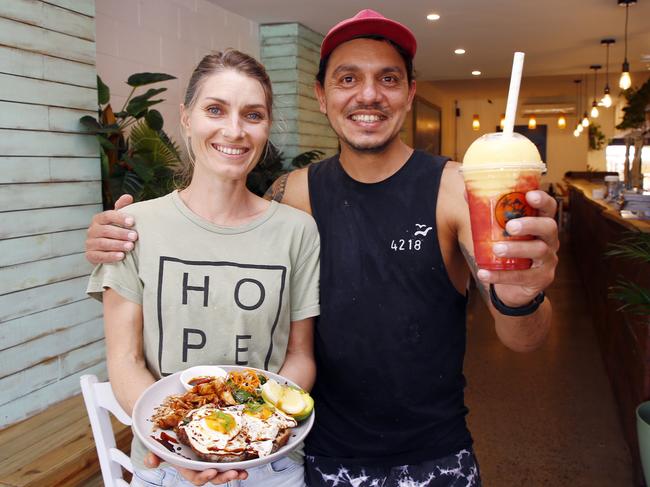 Nobby’s Shack owners Lynda and Adolfo Pimentel. Picture: Tertius Pickard