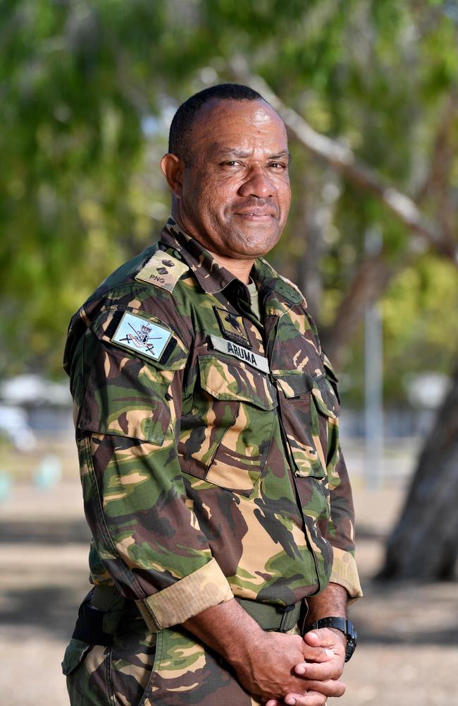 PNGDF soldier Lieutenant Colonel Boniface Aruma will be the Deputy Commander of 3rd Brigade. Picture: Evan Morgan