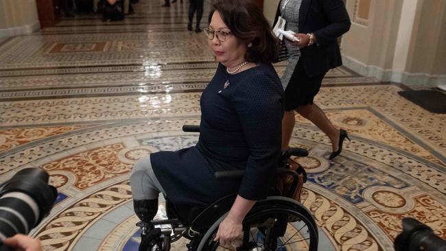 US Senator Tammy Duckworth is another possible running mate. Picture: Saul Loeb/AFP