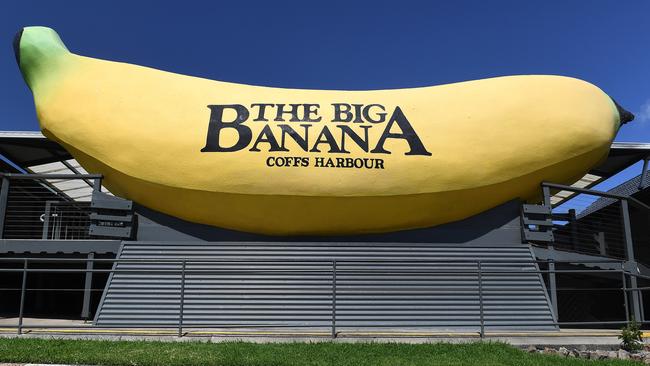 Coffs Harbour, home of the Big Banana, will be bypassed by a new road. Picture: AAP Image/Dave Hunt