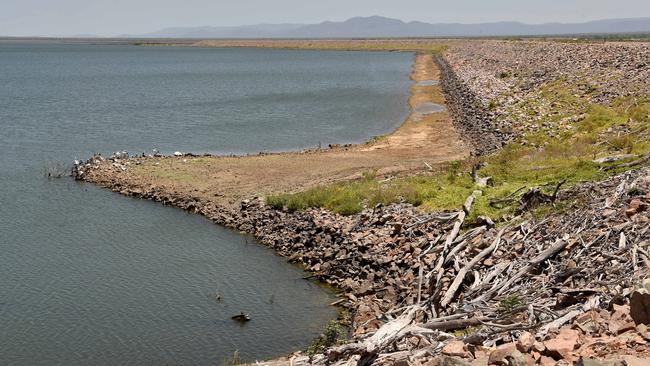 The new pipe will bring water form the Ross River Dam to the Douglas Water Treatment Plant. Picture: Evan Morgan