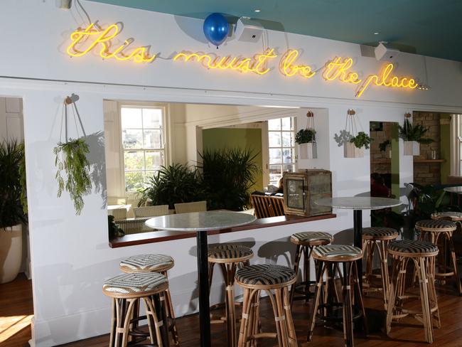 Interior of the Town Hall Hotel at Balmain.