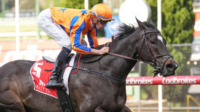 Moir Stakes favourite Imperatriz winning the McEwen Stakes. Photo: Scott Barbour/Getty Images.