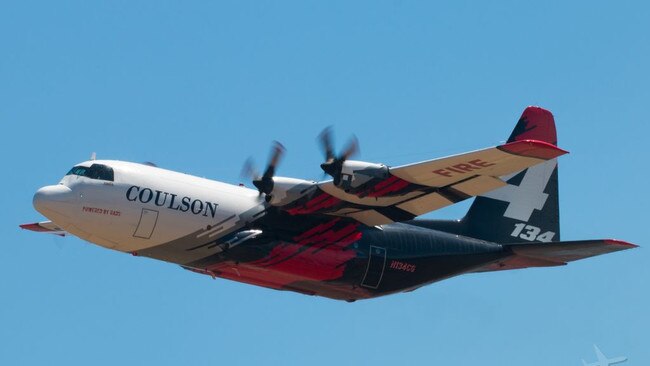 Coulson C-130 Hercules Large Air Tanker water bomber – N134CG. Picture: Flightaware