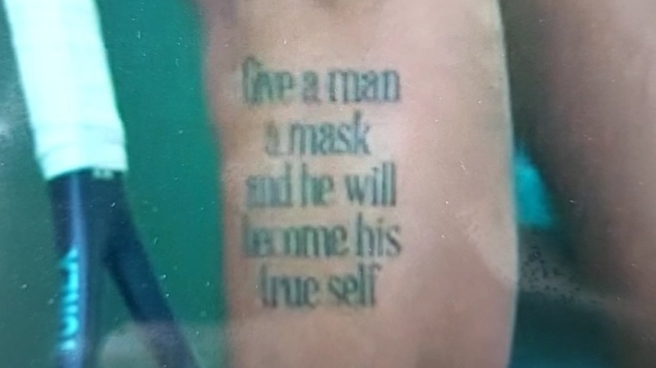 Nick Kyrgios' new tattoo revealed