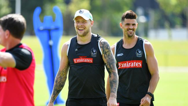 Jordan De Goey has come back to training out of shape. Picture: AAP Image