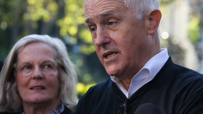 Mr Turnbull and his wife Lucy. Picture: Gaye Gerard/NCA NewsWire