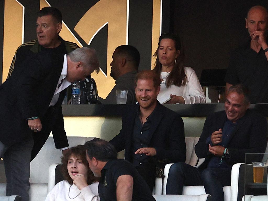 Prince Harry at a match between Inter Miami CF and Los Angeles Football Club. Picture: Harry How / Getty Images North America / Getty Images via AFP