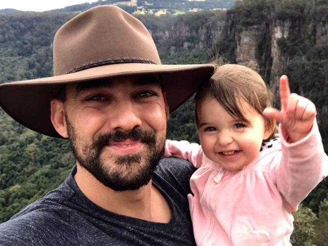 Andrew O’Dwyer with daughter Charlotte. Picture: RFS