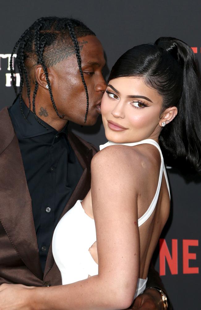 The Sicko Mode rapper and his on/off girlfriend, Kylie Jenner, are set to attend Coachella – if it goes ahead. Picture: Getty Images