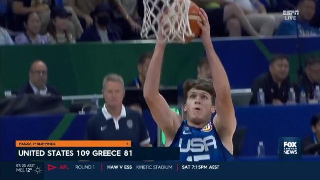 Team USA ease past Giannis-less Greece during FIBA World Cup