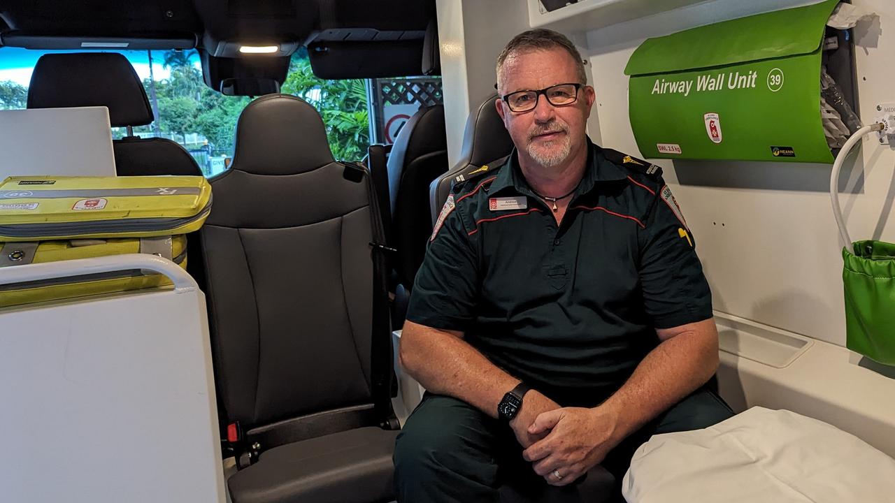 St John Ambulance NT director of ambulance services Andrew Thomas. Picture: Alex Treacy